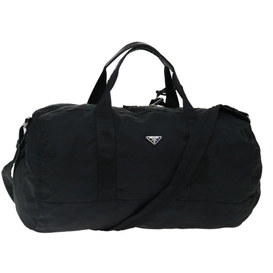 PRADA Boston Bag Nylon 2way Black  th4686