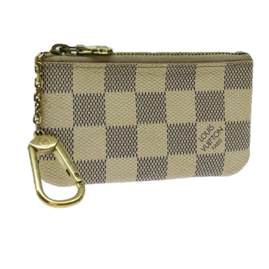 LOUIS VUITTON Damier Azur Pochette Cles Coin Purse N62659 LV th4773