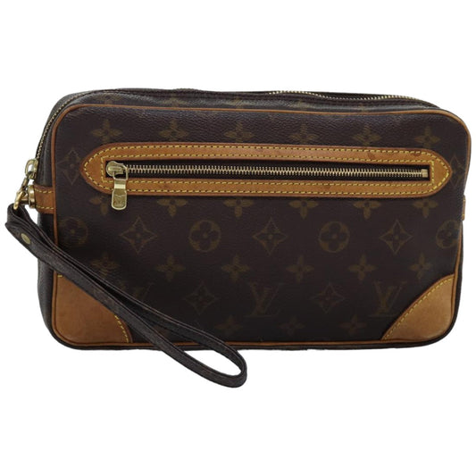 LOUIS VUITTON Monogram Marly Dragonne GM Clutch Bag M51825 LV th4906