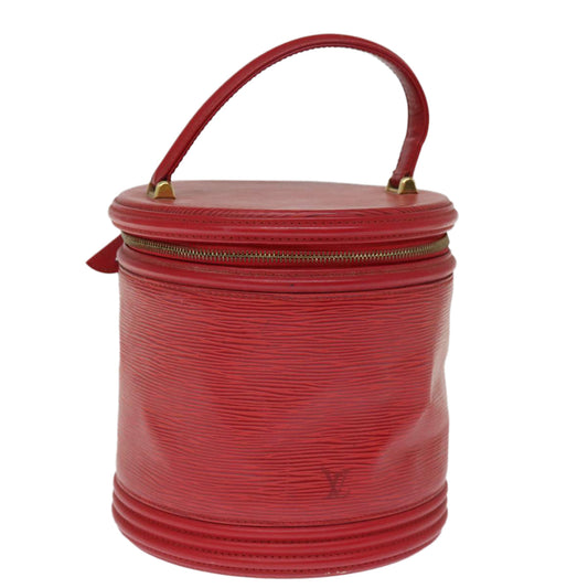 LOUIS VUITTON Epi Cannes Hand Bag Red M48037 LV th4931