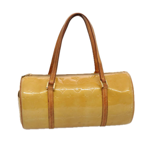 LOUIS VUITTON Monogram Vernis Bedford Hand Bag Beige M91006 LV th4940