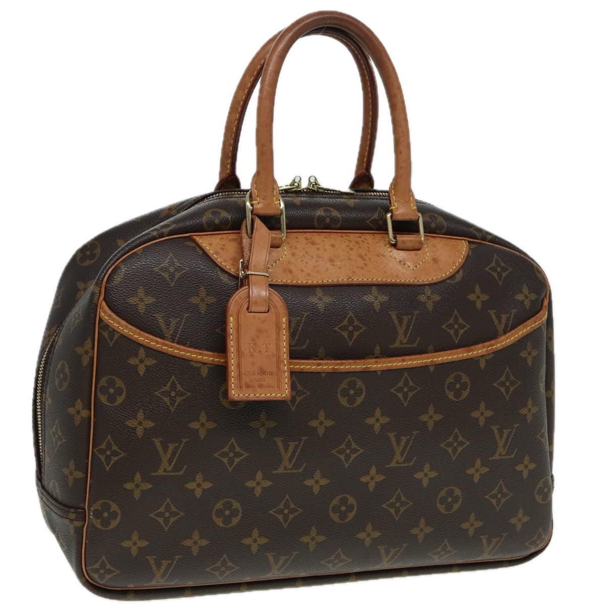 LOUIS VUITTON Monogram Deauville Hand Bag M47270 LV th5155