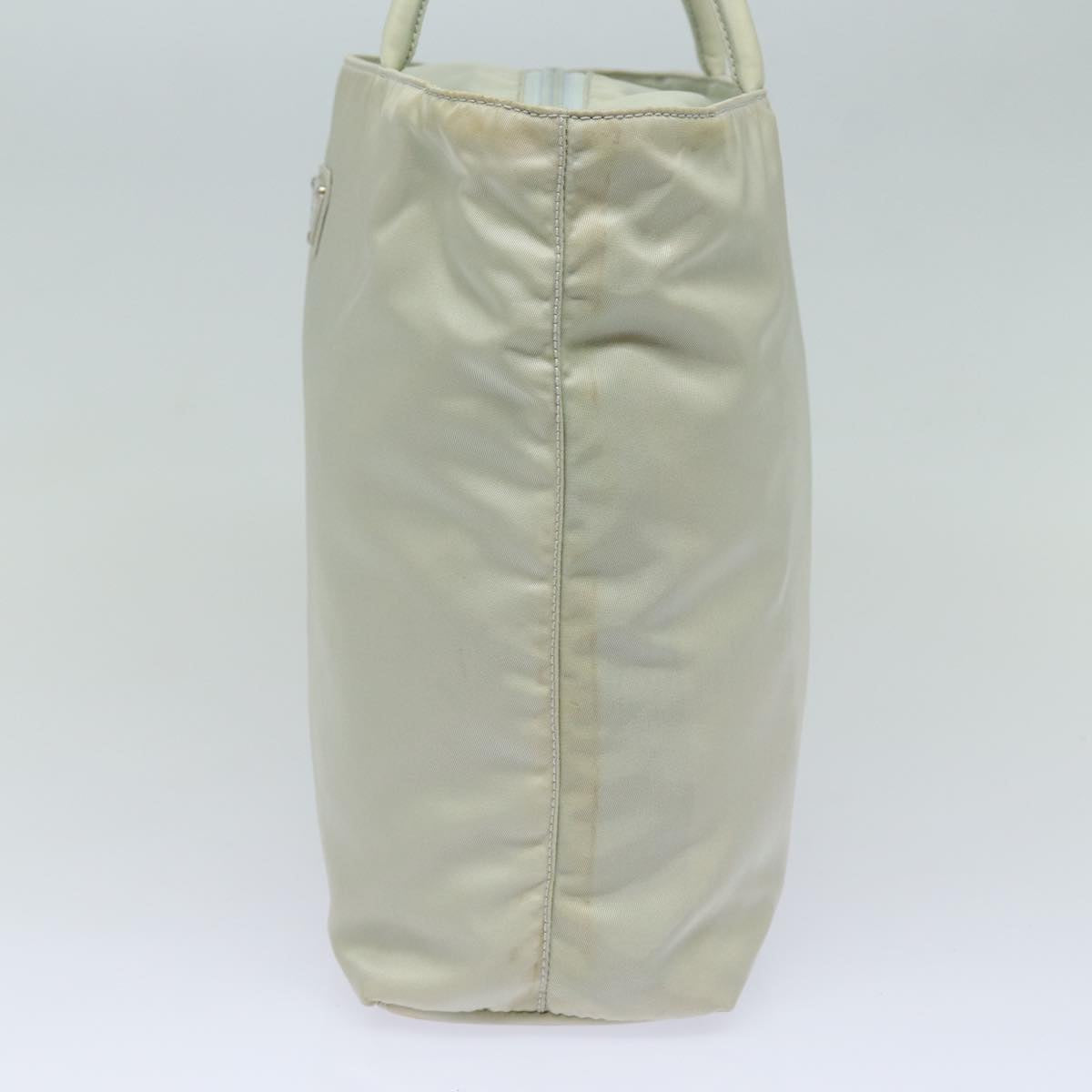 PRADA Hand Bag Nylon Gray  ti1783