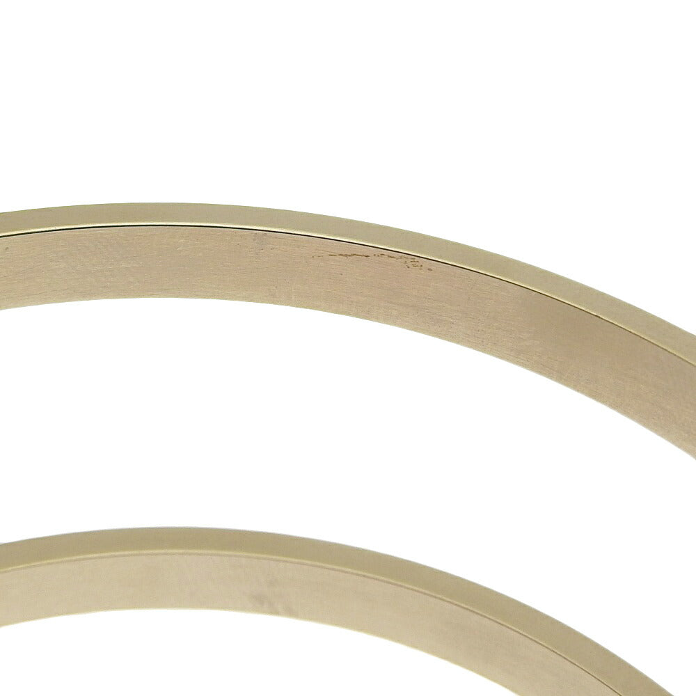 Chanel Coco Mark Bangle with Logo and Faux Pearl S Size
