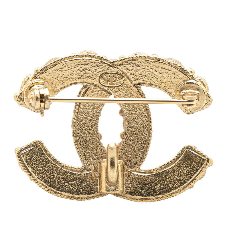 Chanel Coco Mark Bijou Brooch Gold