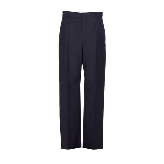 Saint Laurent Men Wool High Waist Pants