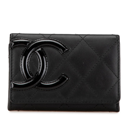 Chanel Cambon Line Card Case Black