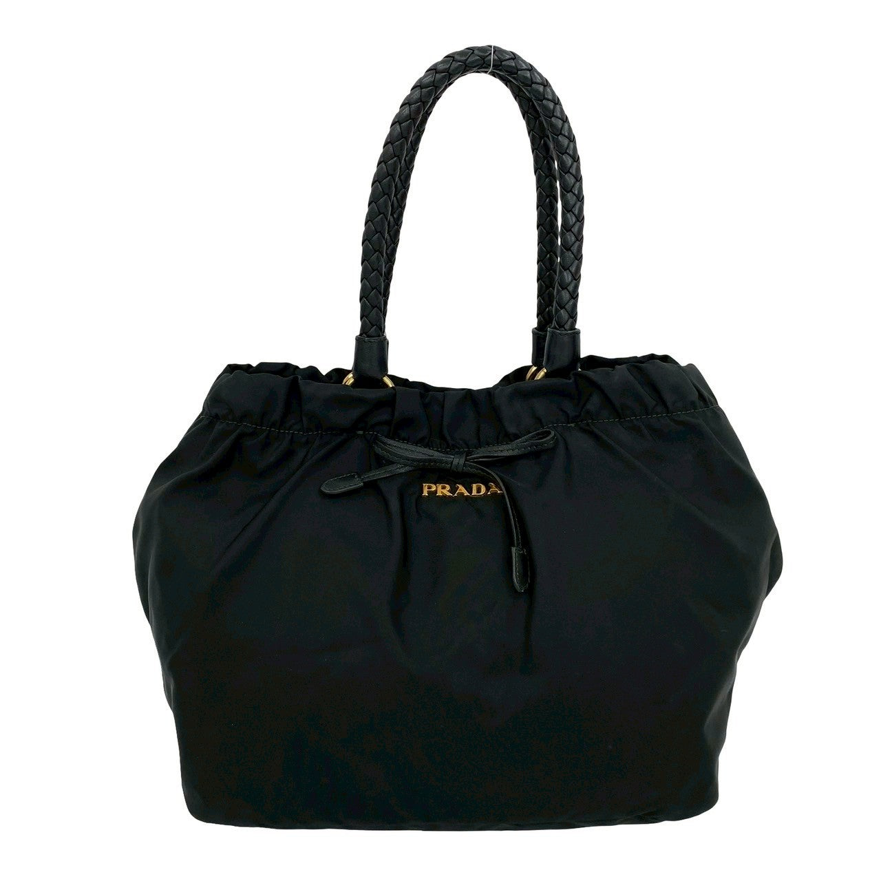 Prada Nylon Leather 2way Handbag