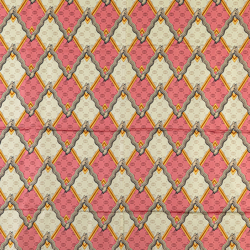 Gucci GG Snake Silk Scarf