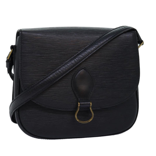 LOUIS VUITTON Epi Saint Cloud GM Shoulder Bag Black Noir M52192 LV yb573