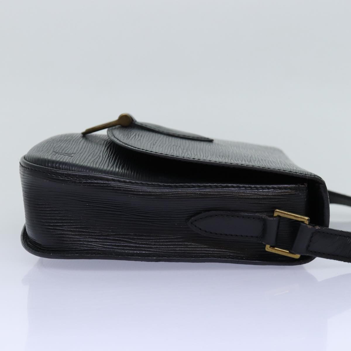 LOUIS VUITTON Epi Saint Cloud GM Shoulder Bag Black Noir M52192 LV yb573