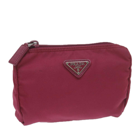 PRADA Pouch Nylon Red  yk10241