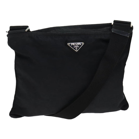 PRADA Shoulder Bag Nylon Black  yk11448