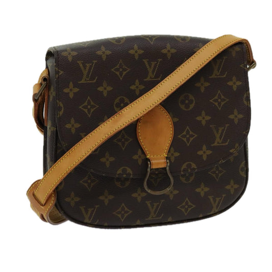 LOUIS VUITTON Monogram Saint Cloud GM Shoulder Bag M51242 LV yk11571