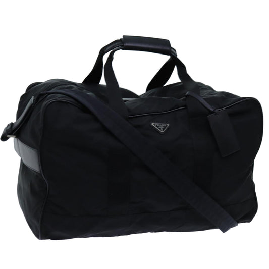 PRADA Boston Bag Nylon 2way Black  yk11845