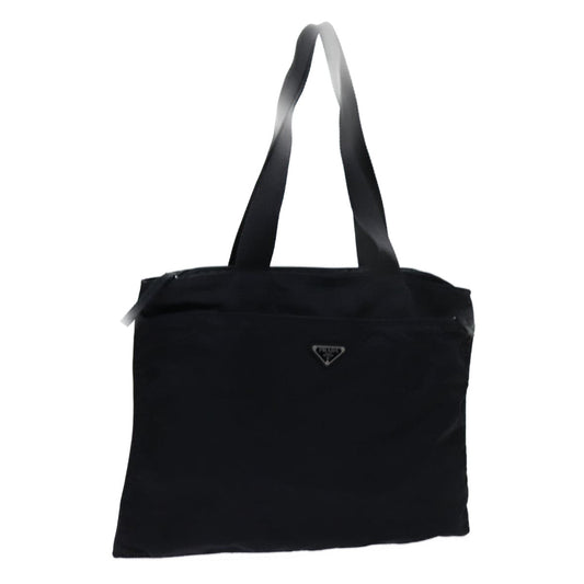 PRADA Tote Bag Nylon Black  yk11920