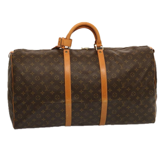 LOUIS VUITTON Monogram Keepall 60 Boston Bag M41422 LV yk12125