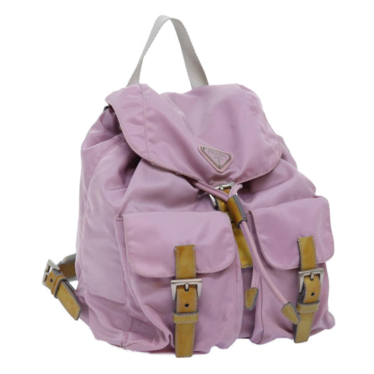 PRADA Backpack Nylon Pink  yk12161