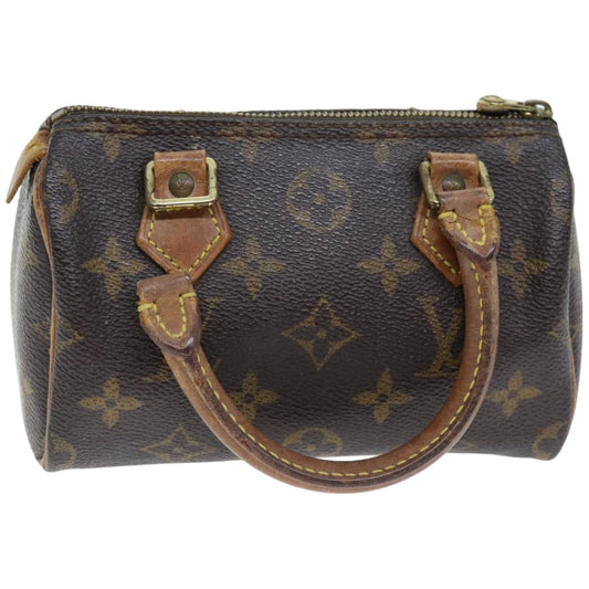 LOUIS VUITTON Monogram Mini Speedy Hand Bag M41534 LV yk12427