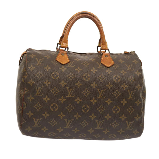 LOUIS VUITTON Monogram Speedy 30 Hand Bag M41526 LV yk12430