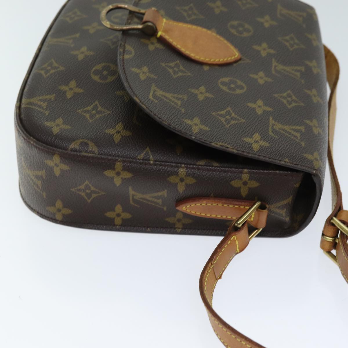 LOUIS VUITTON Monogram Saint Cloud GM Shoulder Bag M51242 LV yk12431