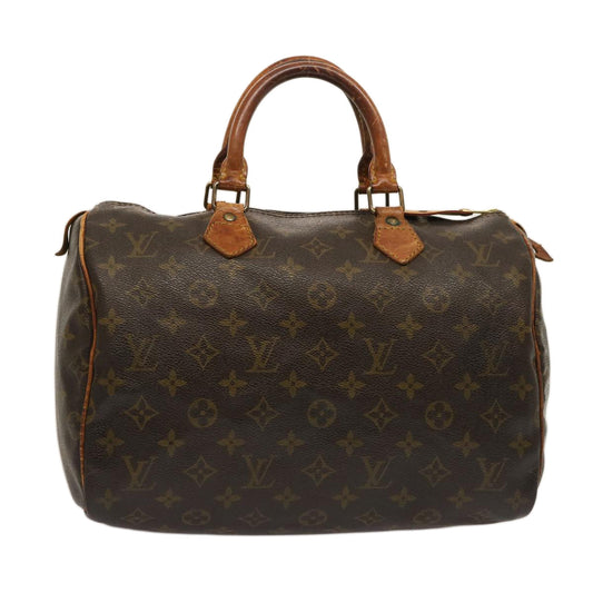 LOUIS VUITTON Monogram Speedy 30 Hand Bag M41526 LV yk12498