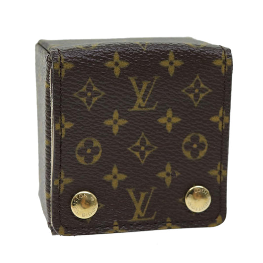 LOUIS VUITTON Monogram Jewelry Case Jewelry Box LV yk12510A