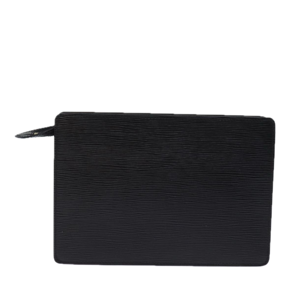 LOUIS VUITTON Epi Pochette Homme Clutch Bag Black M52522 LV yk12640