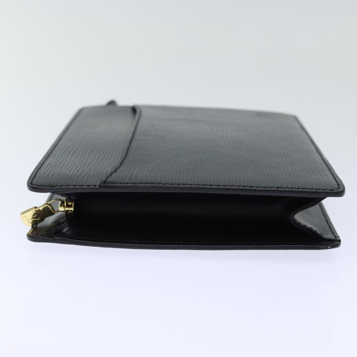 LOUIS VUITTON Epi Pochette Homme Clutch Bag Black M52522 LV yk12640