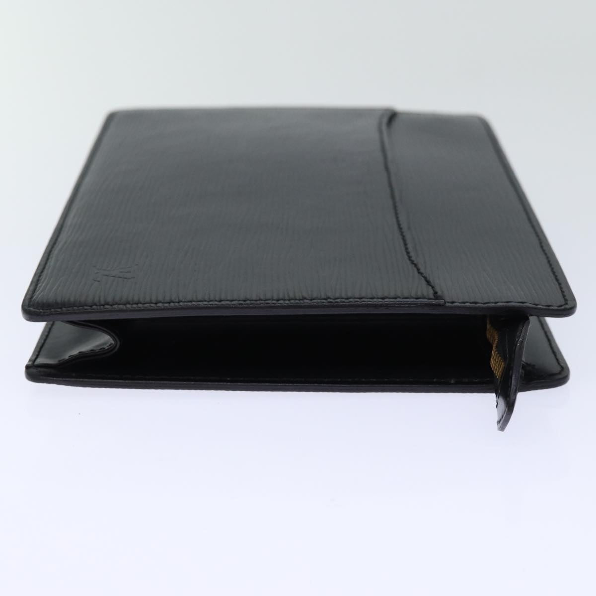 LOUIS VUITTON Epi Pochette Homme Clutch Bag Black M52522 LV yk12640