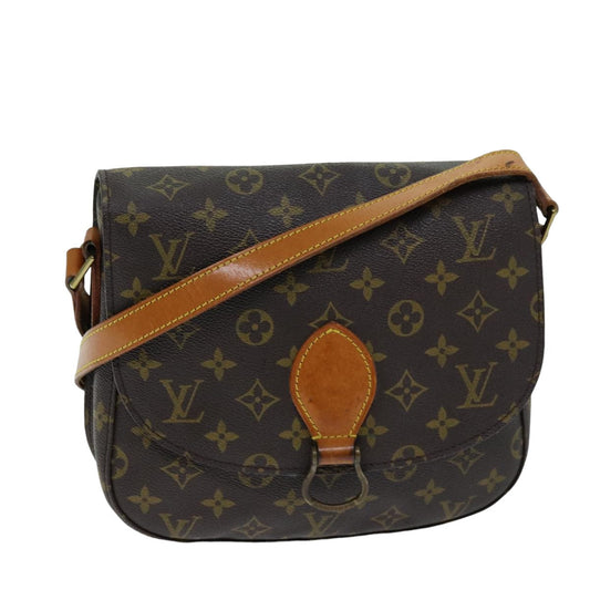 LOUIS VUITTON Monogram Saint Cloud GM Shoulder Bag M51242 LV yk12705