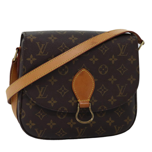 LOUIS VUITTON Monogram Saint Cloud GM Shoulder Bag M51242 LV yk12708