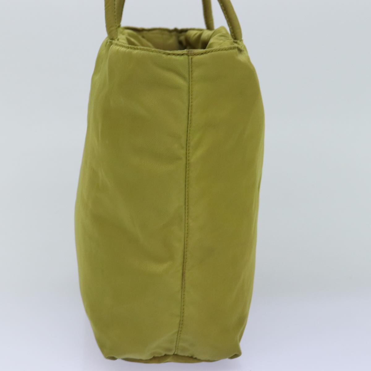 PRADA Hand Bag Nylon Green  yk12813