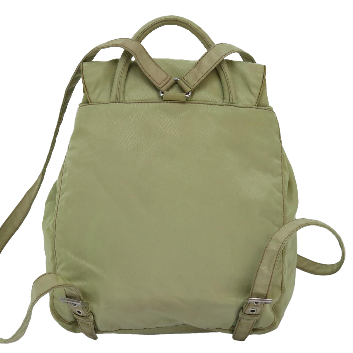 PRADA Backpack Nylon Beige  yk12997