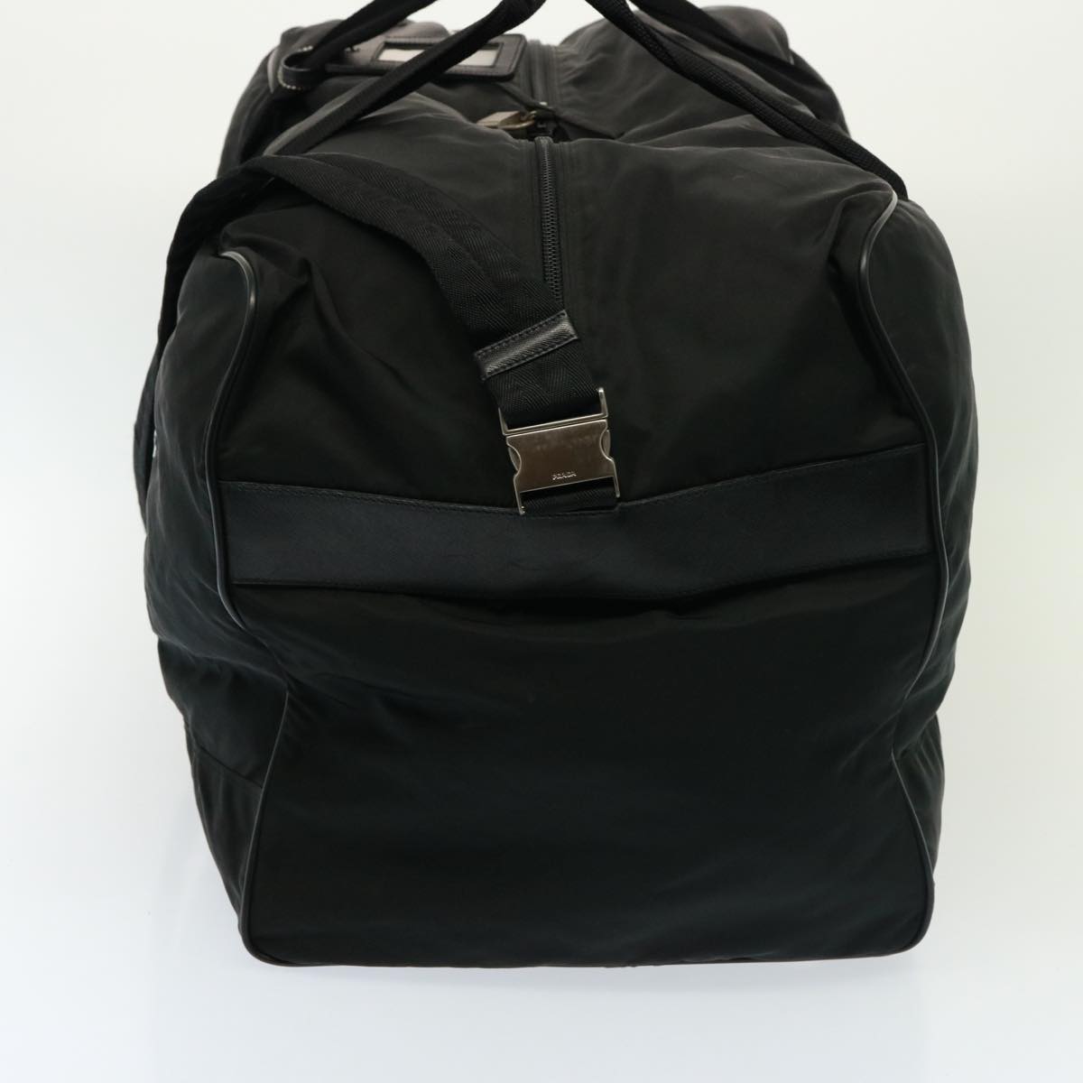 PRADA Boston Bag Nylon Black  yk13033