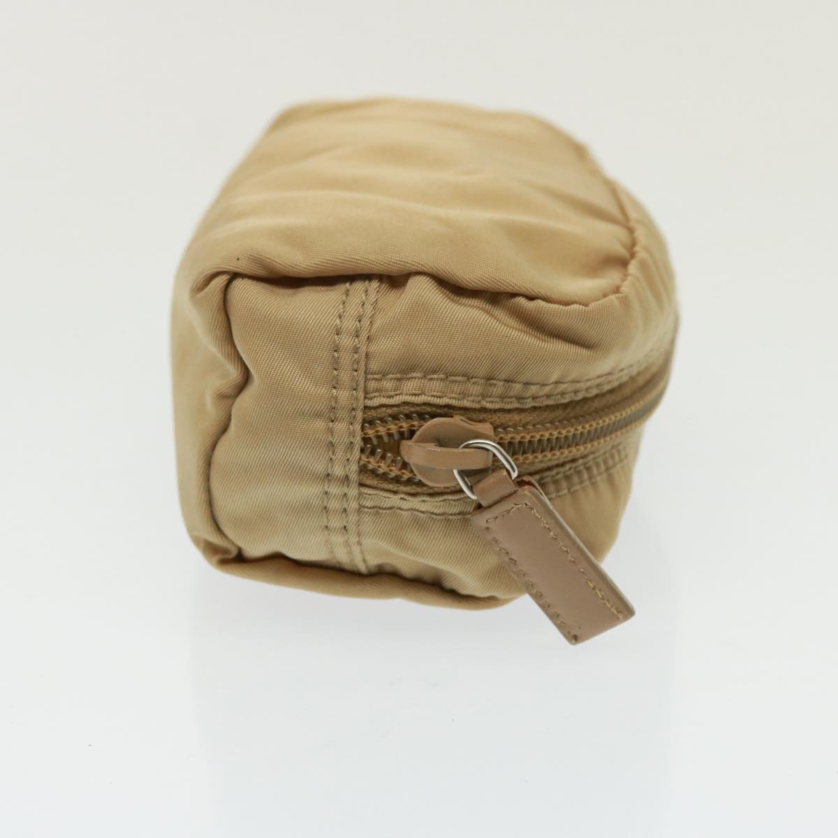 PRADA Pouch Nylon Beige  yk13063