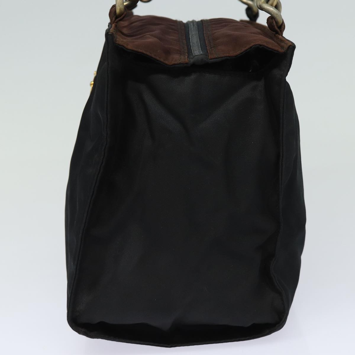 PRADA Hand Bag Nylon Black  yk13120