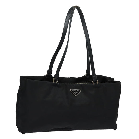 PRADA Shoulder Bag Nylon Black  yk13200