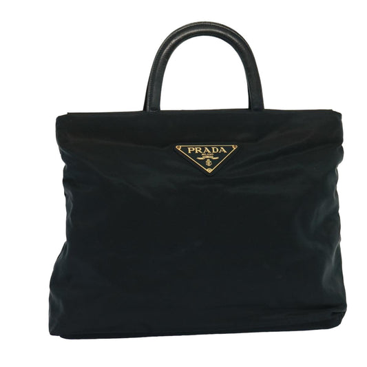PRADA Hand Bag Nylon Navy  yk13223