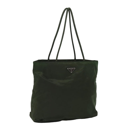 PRADA Tote Bag Nylon Khaki  yk13262