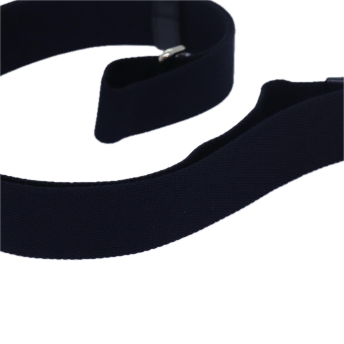 PRADA Adjustable Canapa Shoulder Strap Canvas 24.4""-46.1"" Navy  yk13317