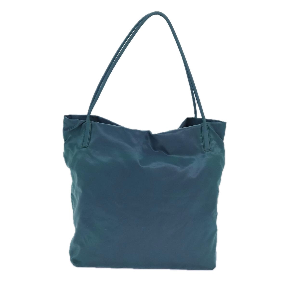 PRADA Tote Bag Nylon Blue  yk13430