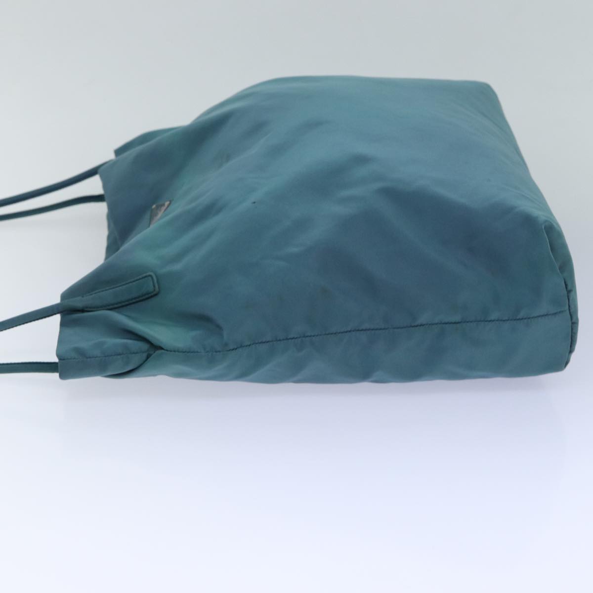 PRADA Tote Bag Nylon Blue  yk13430