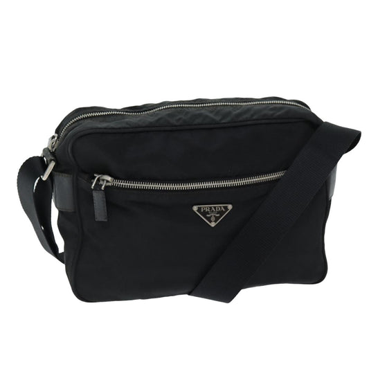 PRADA Shoulder Bag Nylon Black  yk13552