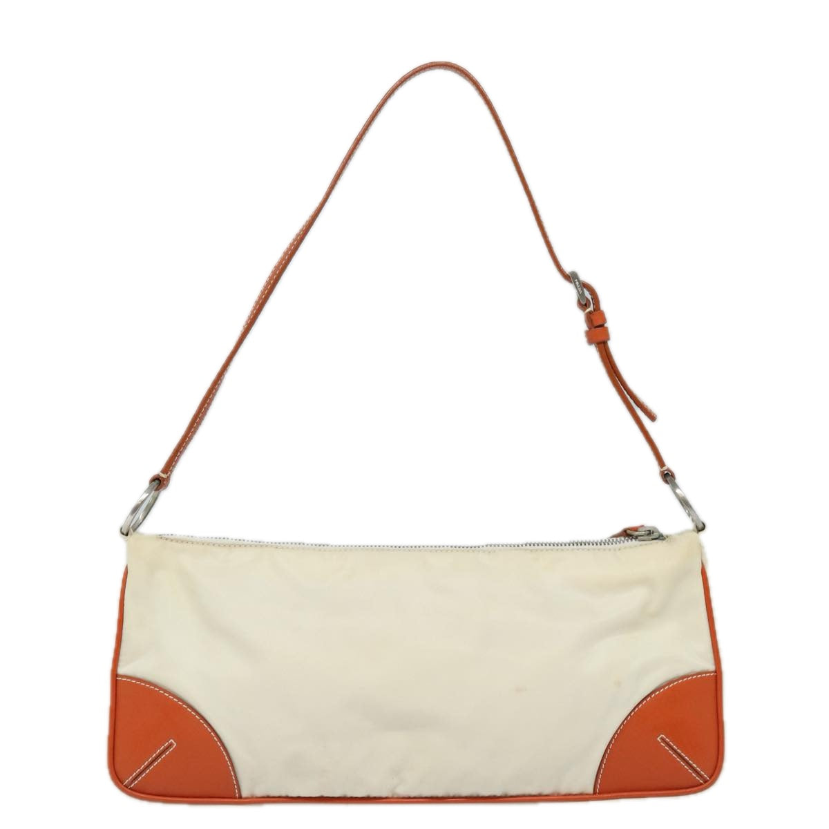 PRADA Shoulder Bag Nylon White  yk13603