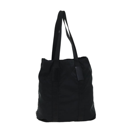 PRADA Tote Bag Nylon Black  yk13606
