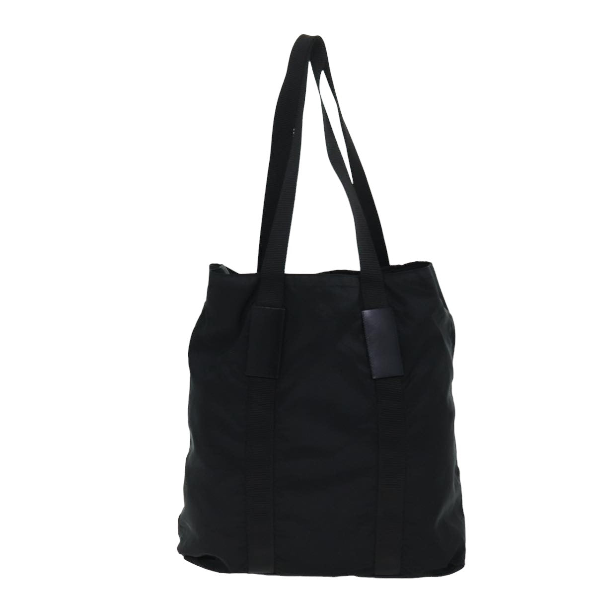 PRADA Tote Bag Nylon Black  yk13606