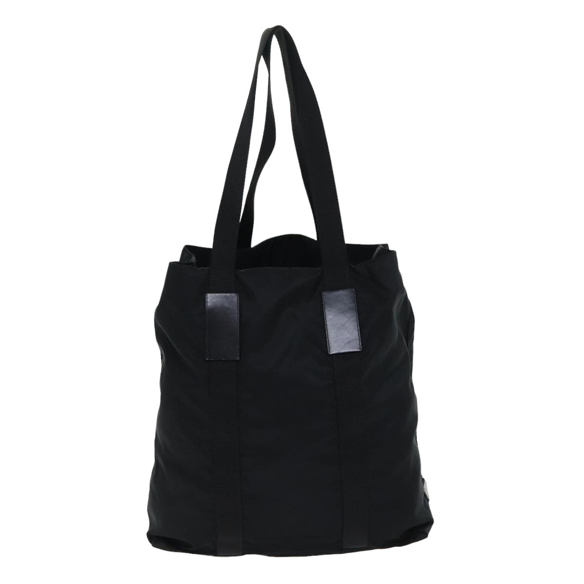 PRADA Tote Bag Nylon Black  yk13606