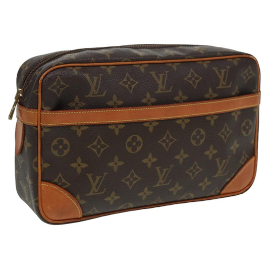 LOUIS VUITTON Monogram Compiegne 28 Clutch Bag M51845 LV yk13607
