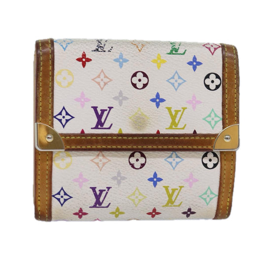 LOUIS VUITTON Multicolor Porte Monnaie Billets Cartes Credit M92983 yk13657